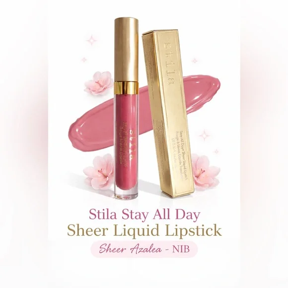 Stila Stay All Day Sheer Liquid Lipstick Sheer Azalea NIB Longwear - Picture 1 of 6